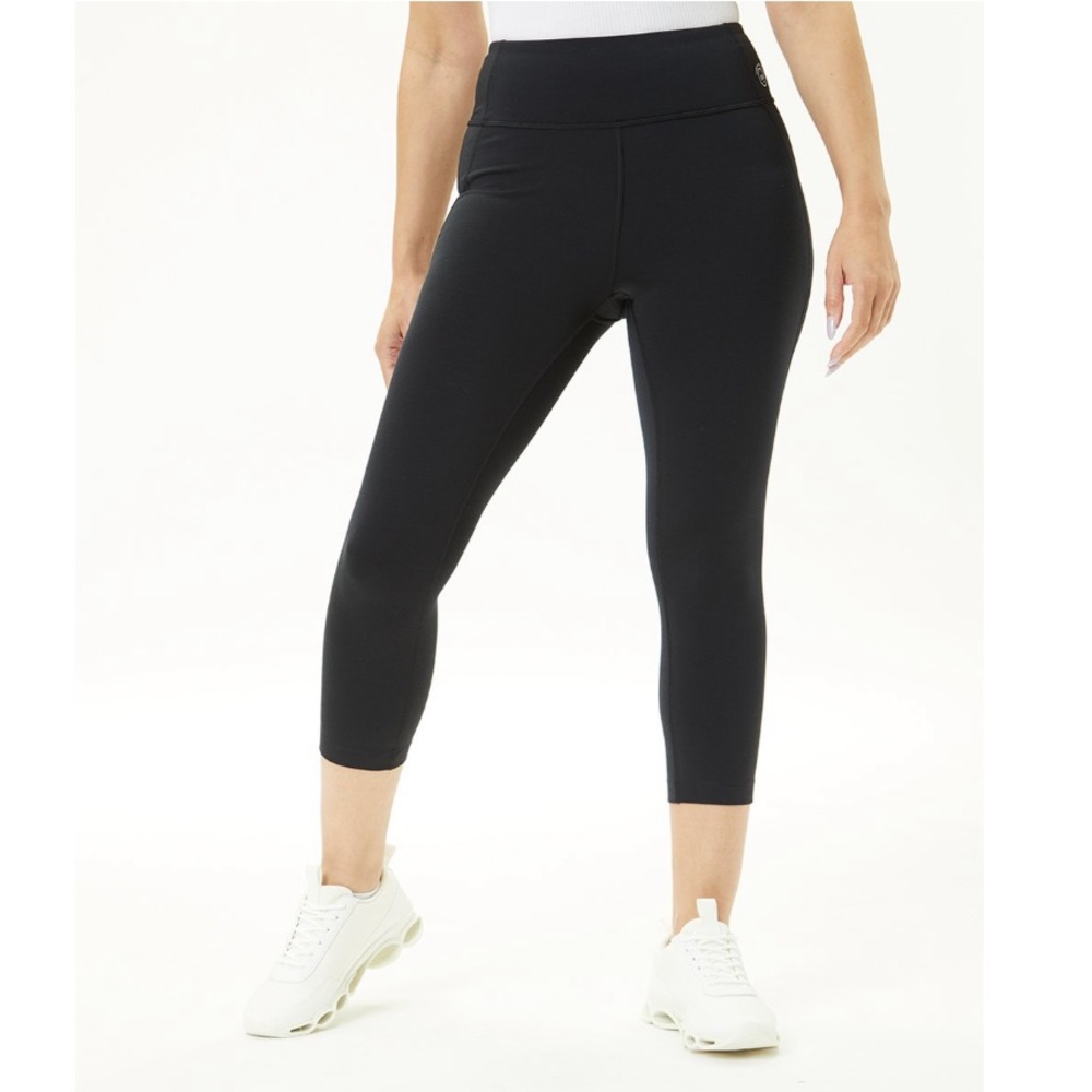 Allbirds Natural Black Capri Leggings Merino Wool Blend Women’s Size XS